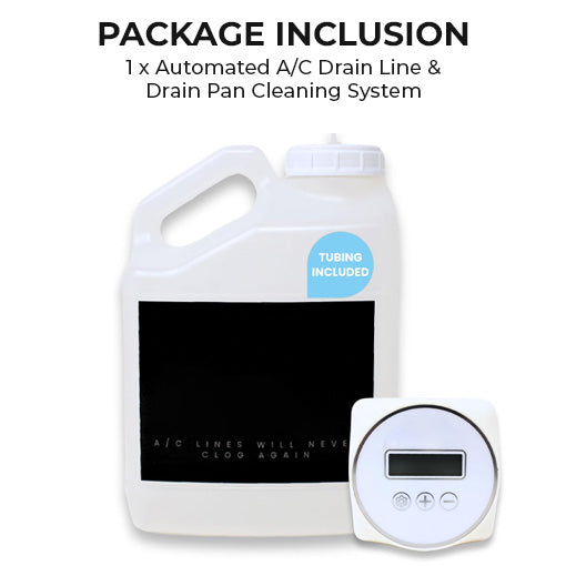 Automated A/C Drain Line & Drain Pan Cleaning System