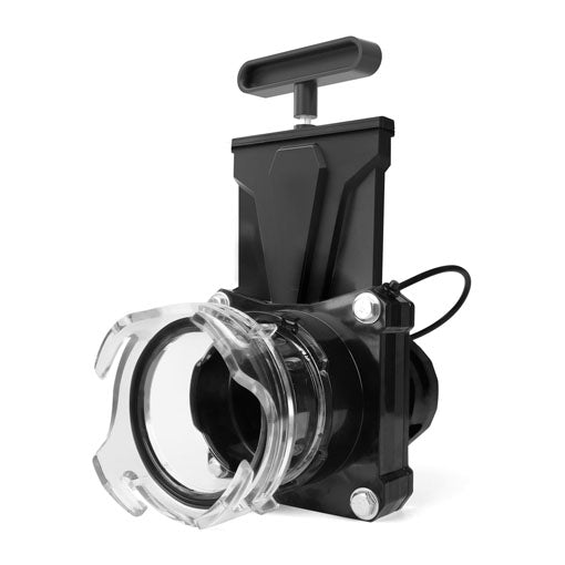 RV Waste Valve 3" with Clear Adapter and Cap