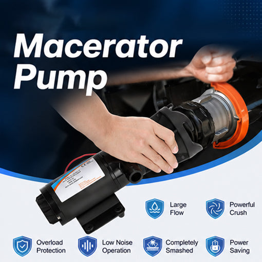 Quick RV Sewage Macerator Pump Kit