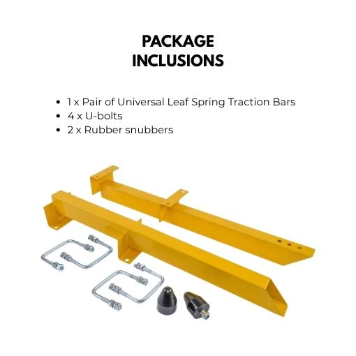 Universal Leaf Spring Traction Bars