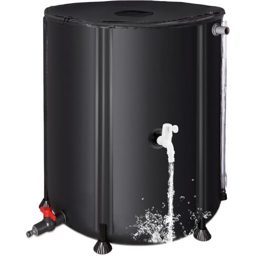 Collapsible Rain Barrel Water  Collection System