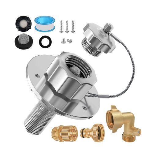 RV City Water Inlet Replacement with 90-Degree Elbow