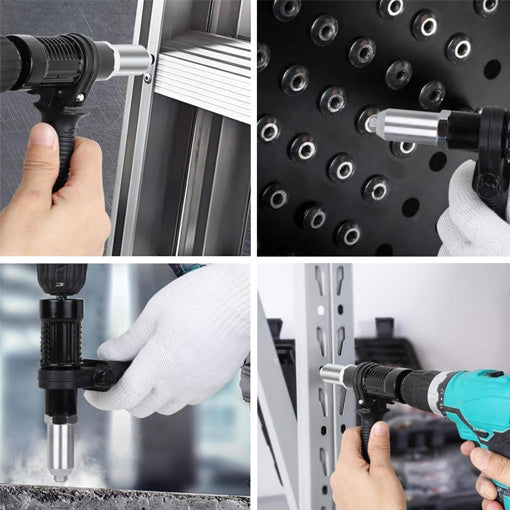 Pop Rivet Drill Attachment