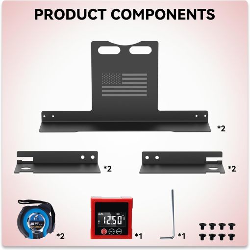 Toe Alignment Plate Kit with Digital Angle Gauge