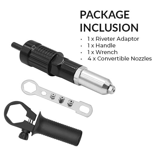 Pop Rivet Drill Attachment