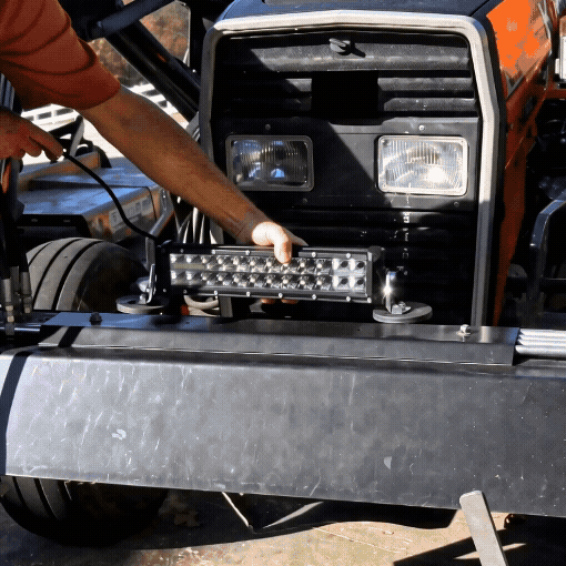 12-inch Tractor Magnetic LED Work Light Bar