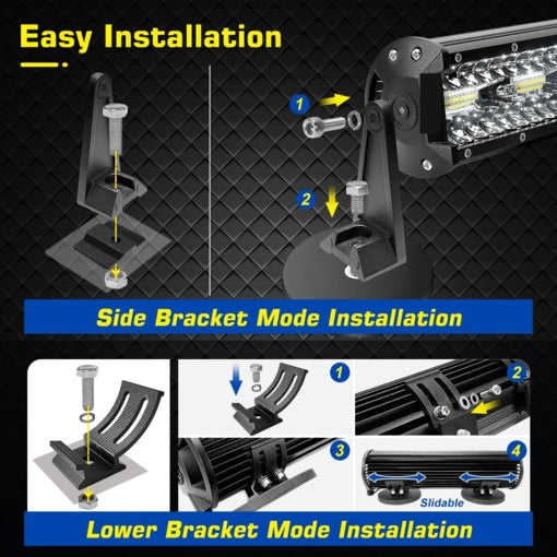 12-inch Tractor Magnetic LED Work Light Bar