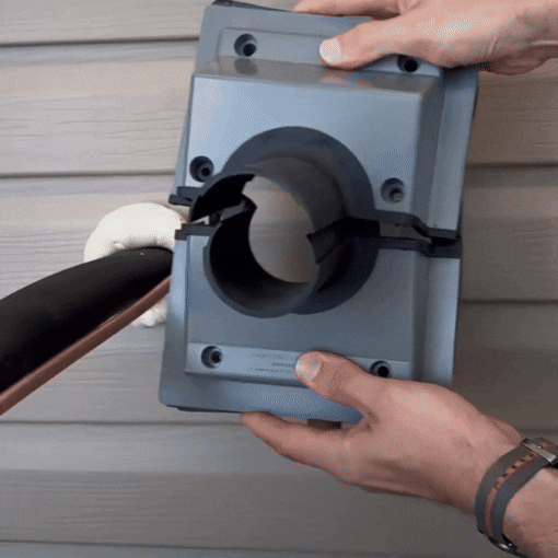 HVAC Wall Penetration Line Set Cover Kit