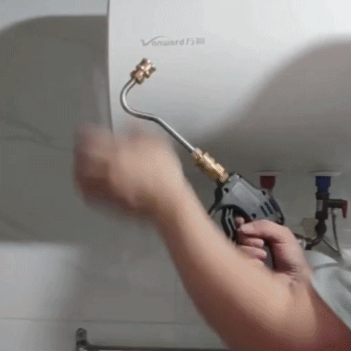 Tank Water Heater Cleaning and Flushing Tool