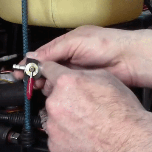 Universal 1/4" Steel Inline Fuel Gas Shut Off Valve Replacement