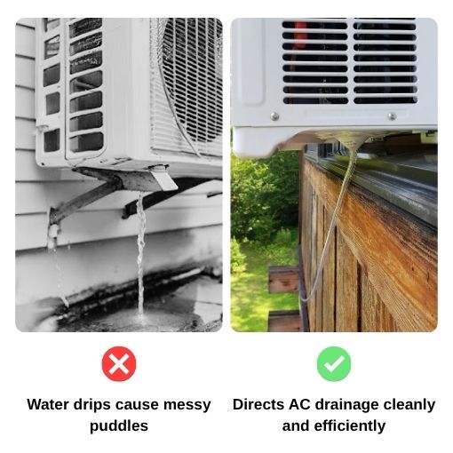 Magnetic Universal Window Air Conditioner Drain Kit