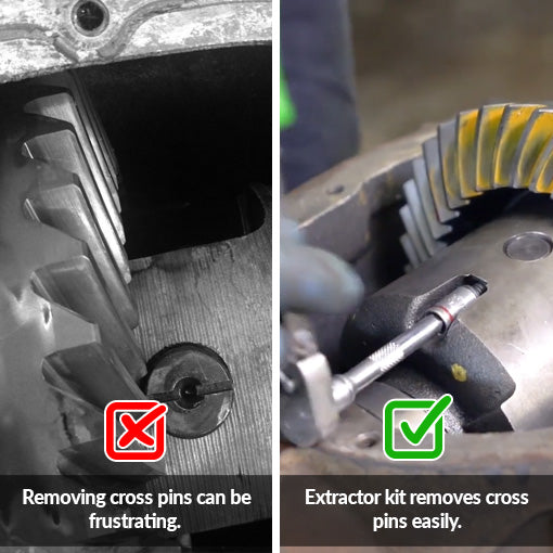 Cross Pin Bolt Shaft Extractor Kit