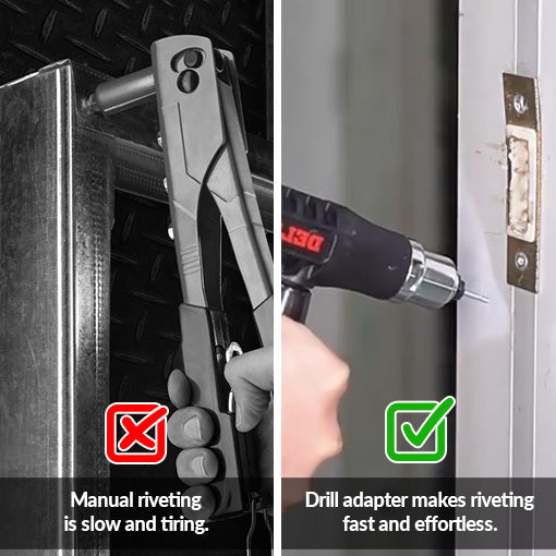 Pop Rivet Drill Attachment