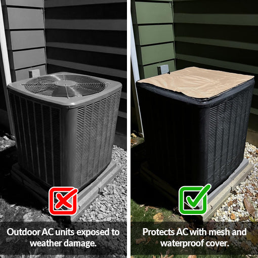 Outdoor AC 2-in-1 Full Mesh Cover
