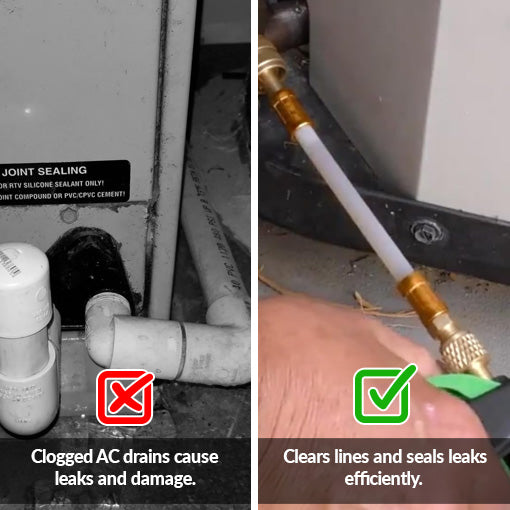 AC Drain Line Cleaner Device Kit