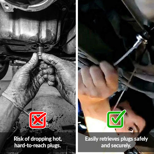 Anti-scald Magnetic Oil Drain Plug Remover