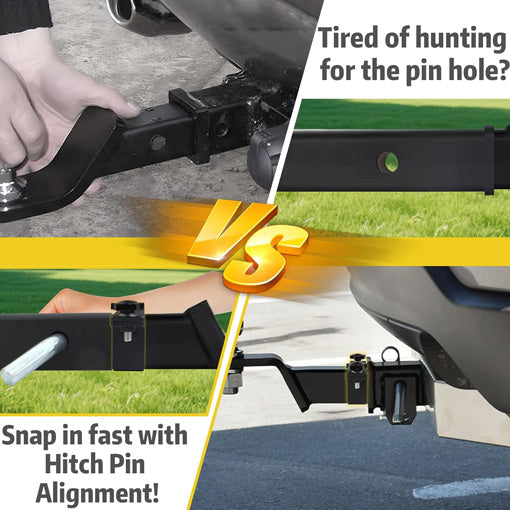 2" Hitch Pin Alignment Collar for Trailer Hitches