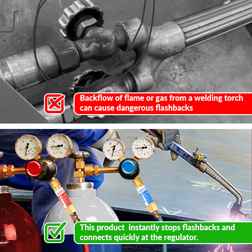 Oxygen Acetylene Flashback Arrestors Set