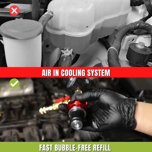 Pneumatic Quick Coolant Vacuum Refill Kit