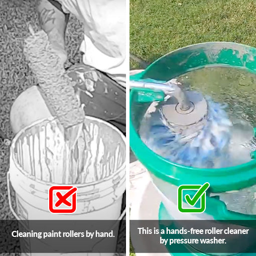 Pressure Washer Paint Roller Cleaner