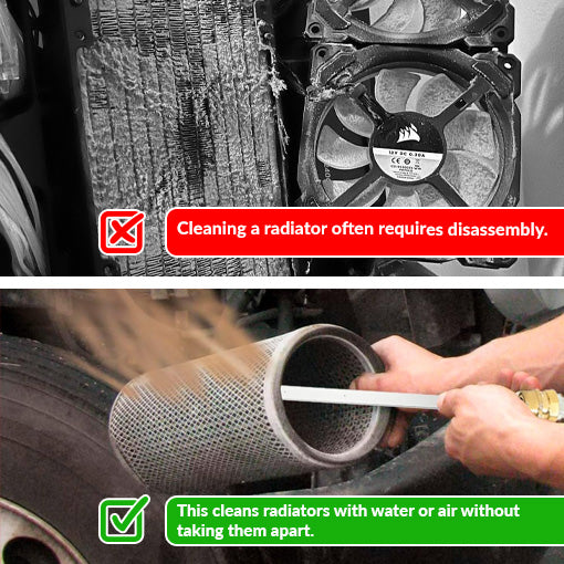 Pressure Washer Radiator Cleaning Wand Set