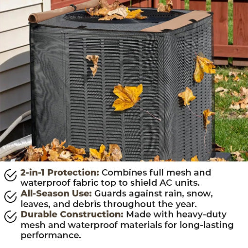 Outdoor AC 2-in-1 Full Mesh Cover