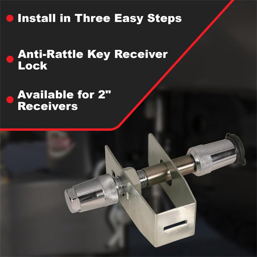 Anti-Rattle Hitch Hollow Core Locking Pin