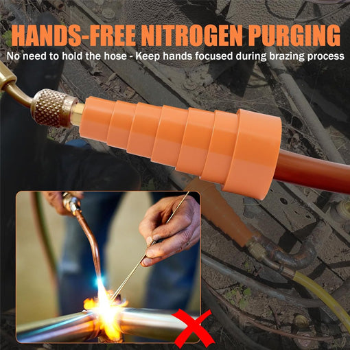 Handsfree HVAC Nitrogen Purge Boot