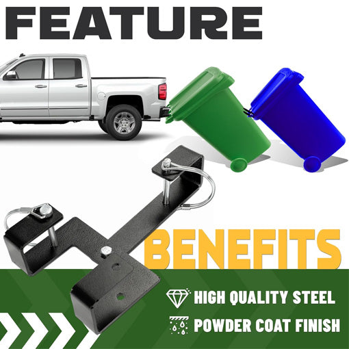Universal Multiple Wheeled Trash Can Coupler