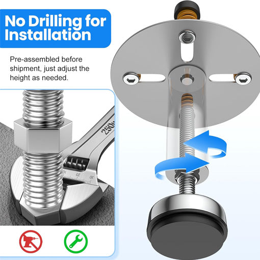 Garbage Disposal Noise Reduction Adjustable Support