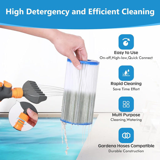 Pool & Spa Filter Cartridge Cleaner