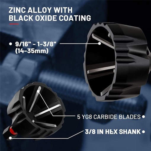 Deburring Chamfer Drill Attachment Tool Set