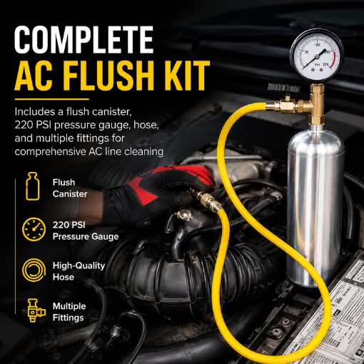 Full AC System Flush Kit