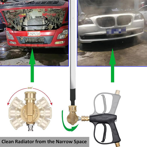 Pressure Washer Radiator Cleaning Wand Set