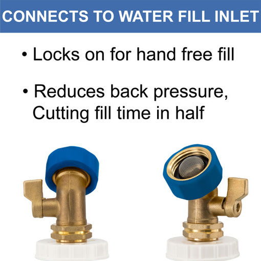 RV Secure Hands Free Water Tank Fill