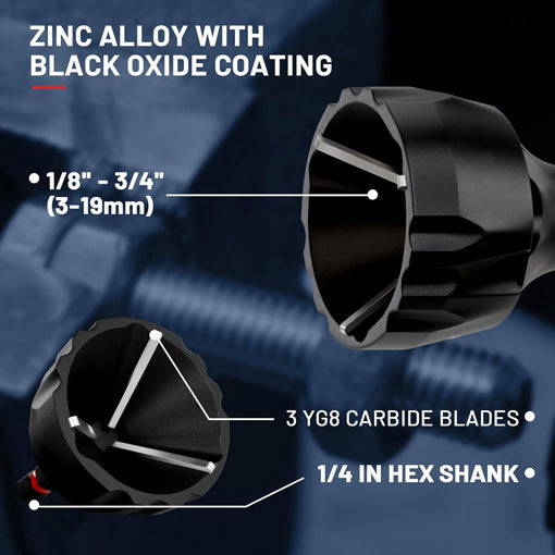 Deburring Chamfer Drill Attachment Tool Set