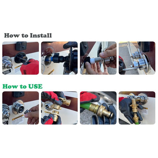 RV Water Inlet Upgrade & Replacement set
