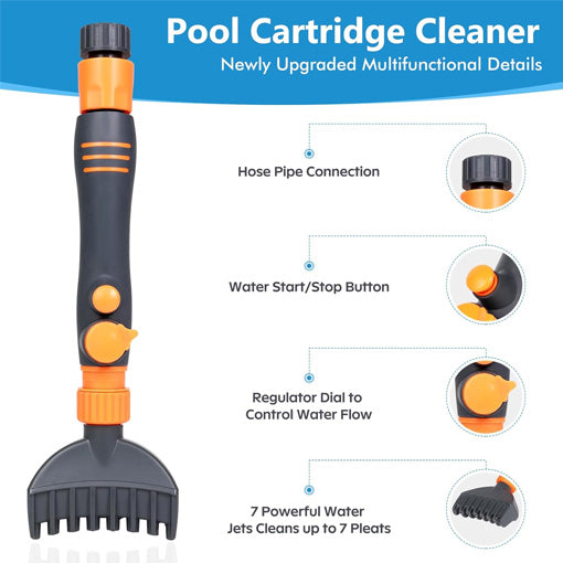 Pool & Spa Filter Cartridge Cleaner