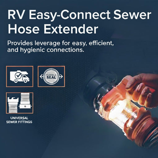 RV Easy-Connect Sewer Hose Extender