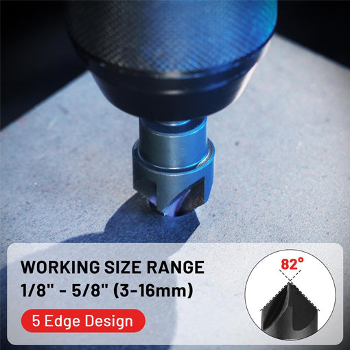 Deburring Chamfer Drill Attachment Tool Set