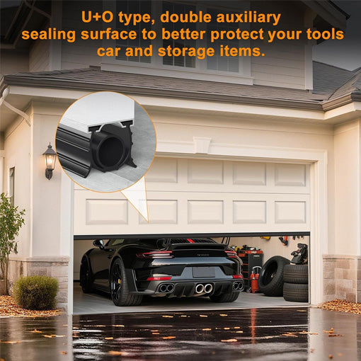 Garage Door 3-Sided Weatherproof Seal