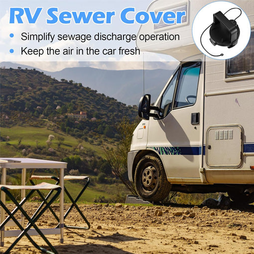 RV Sewer Valve Cap with Handle