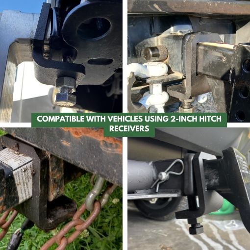 Bolt-on 2" Anti-Rattle Hitch Tightener Clamp