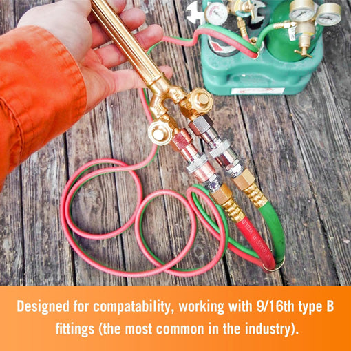 Oxy-Fuel Quick Connect Torch To Hose Coupler Set