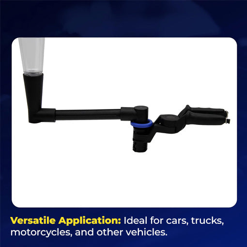 Universal Engine Oil Funnel with Extension Rod