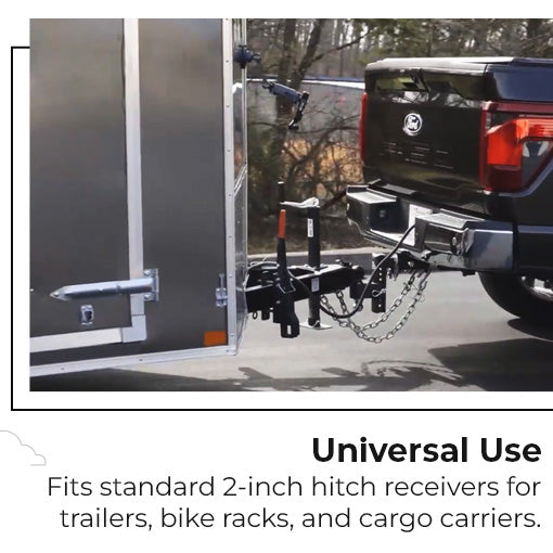 Tool-free Anti-Rattle Hitch Clamp