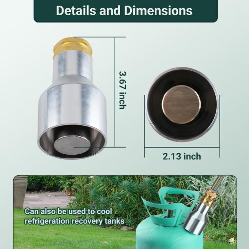 Magnetic Overheating HVAC Compressor Cooler