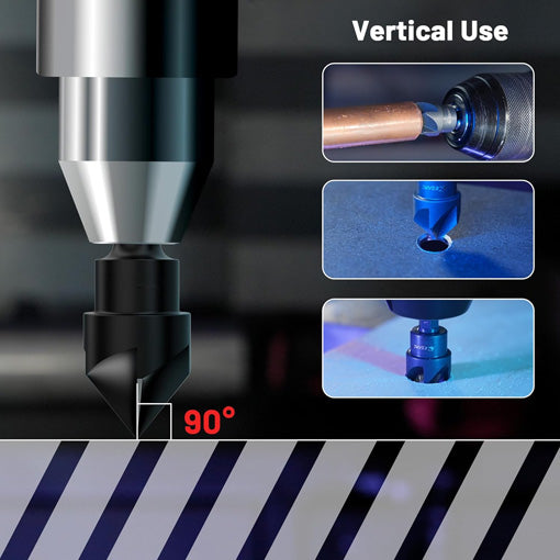 Deburring Chamfer Drill Attachment Tool Set