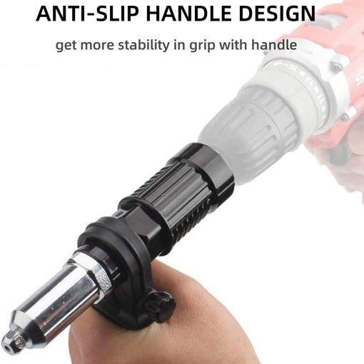 Pop Rivet Drill Attachment