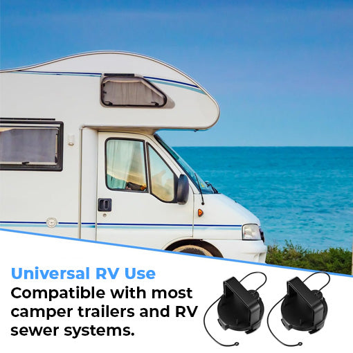 RV Sewer Valve Cap with Handle